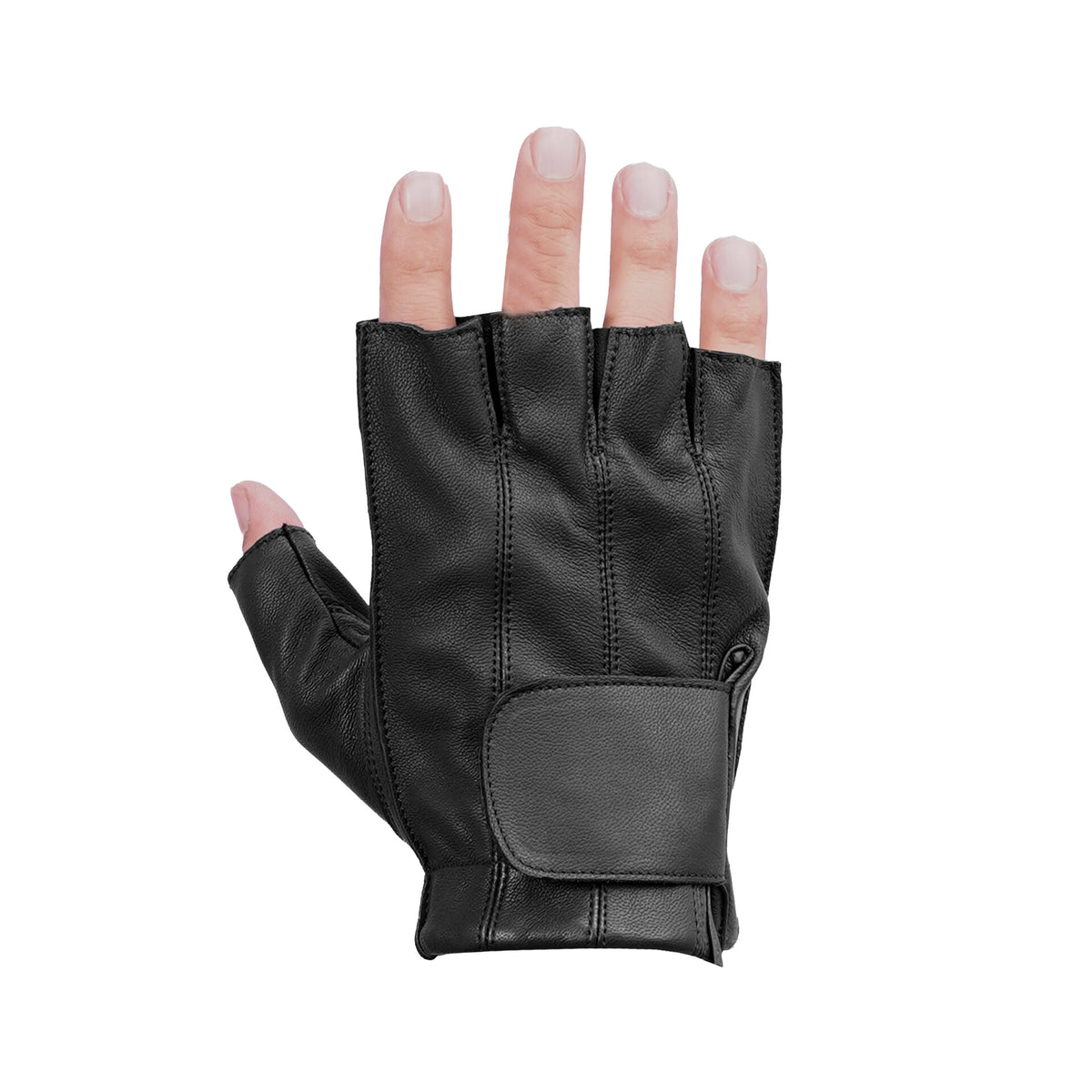 BSM3335 Men's Tough Deer Skin Fingerless Glove