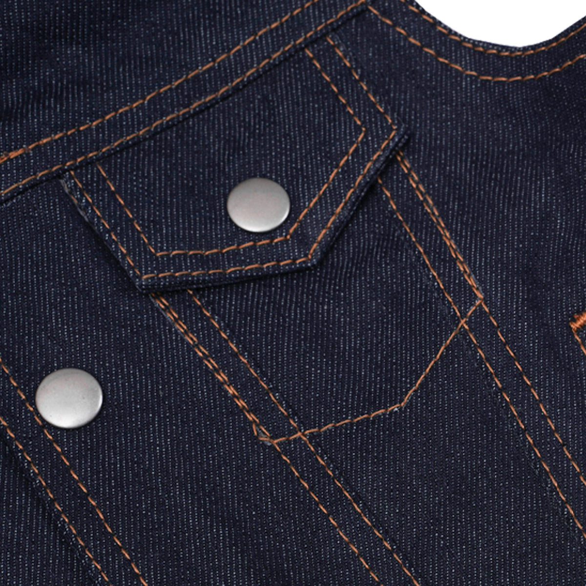 BSM4670 Azure Indigo Kids Denim Vest