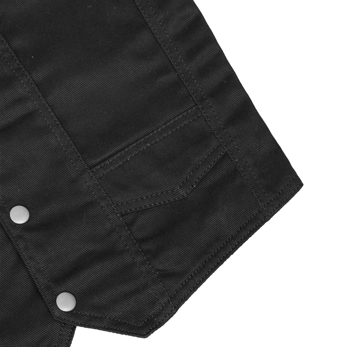 BSM2901 Kid's Denim Plain Side Vest