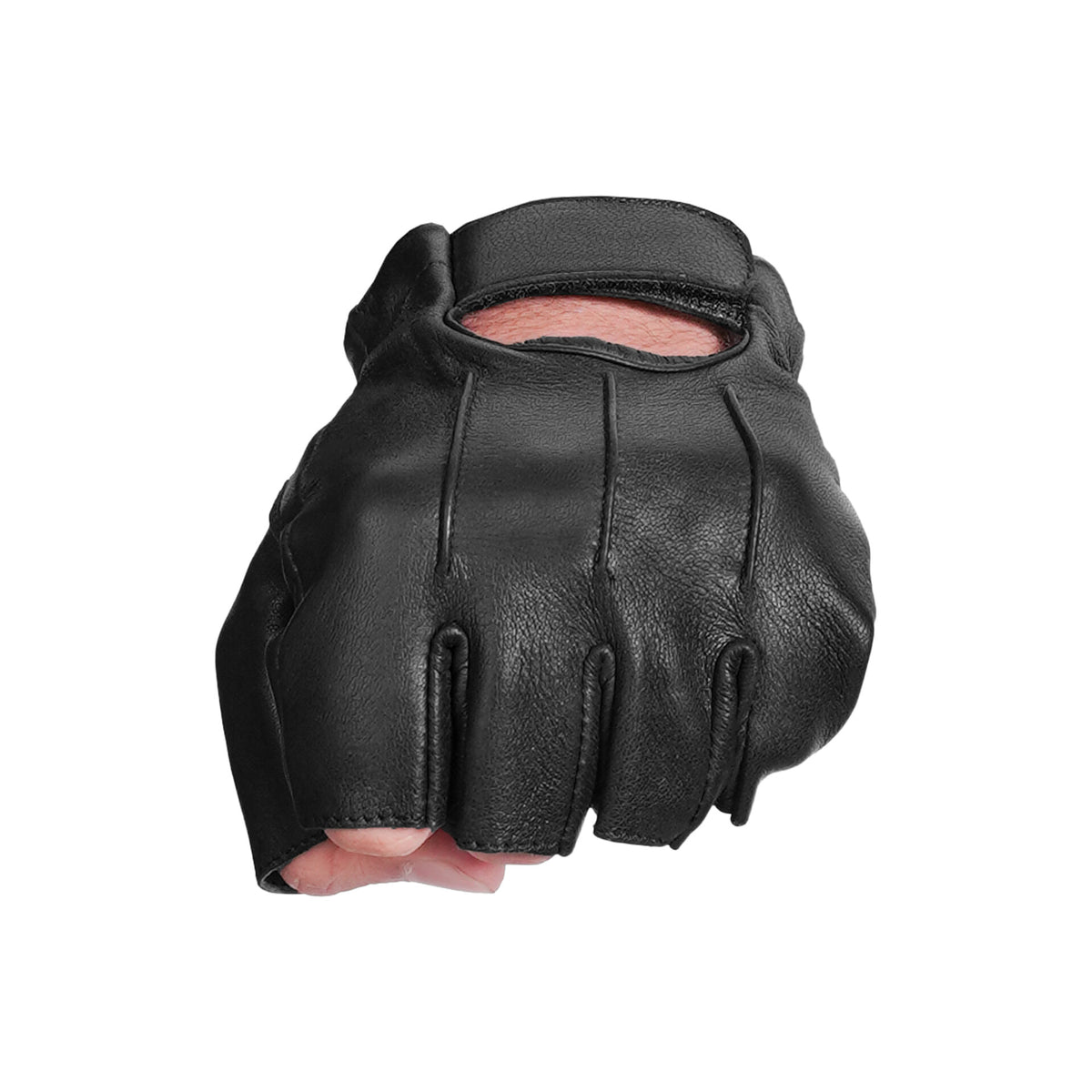 BSM3352 Men's Hardy Deer Skin Fingerless Glove