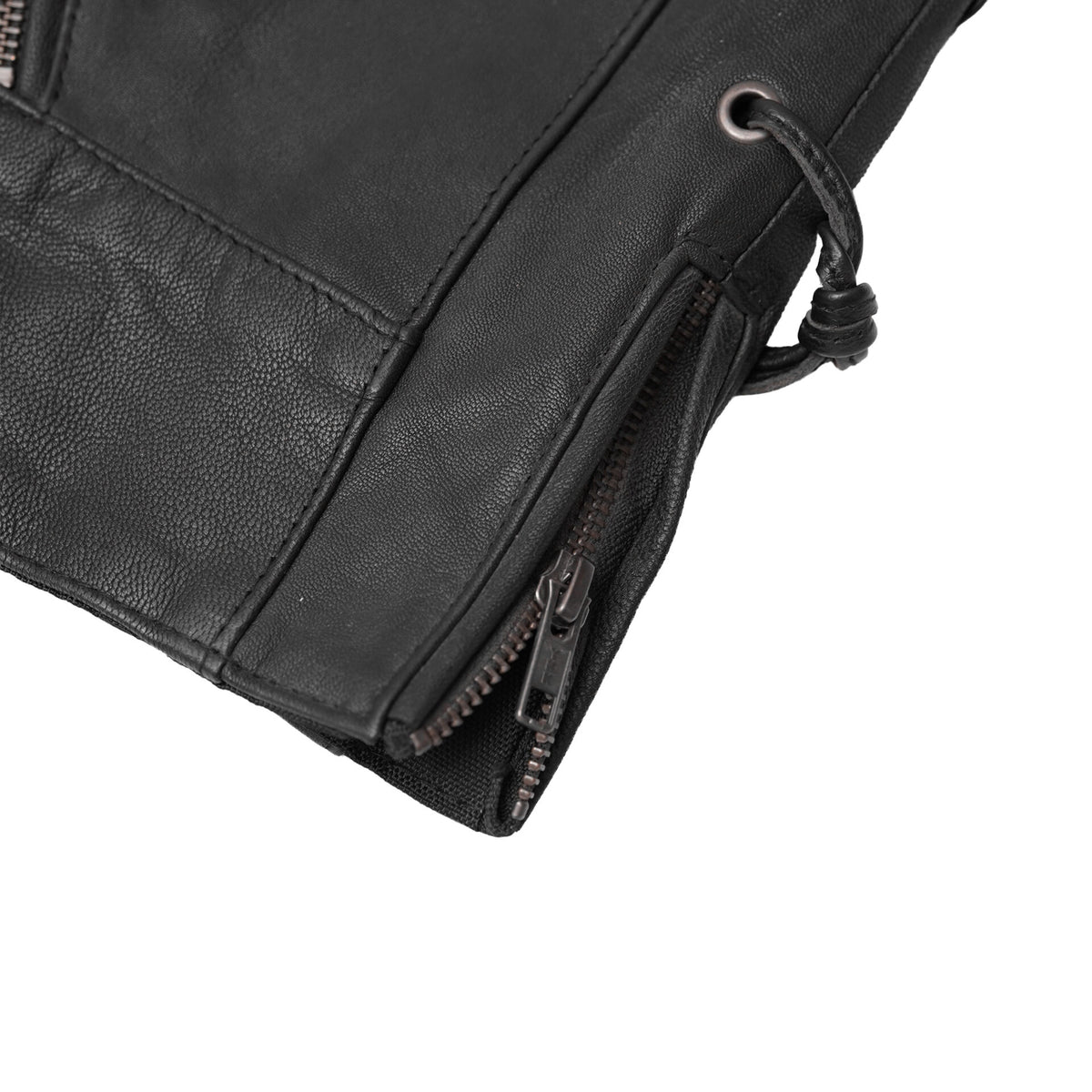 BSM2517 Women's Vest with Grommet and Lacing Accents
