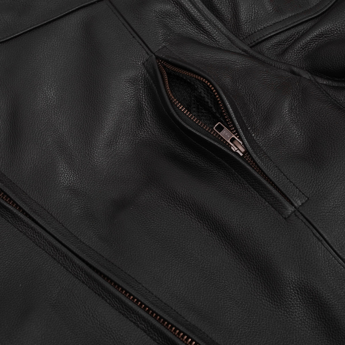 BSM1118 Men's Vented M/C Jacket w/ Plain Sides