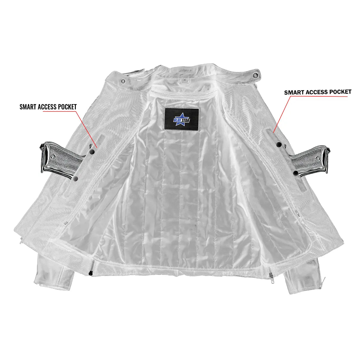 BSM2110 Women's Updated Biker Style Jacket