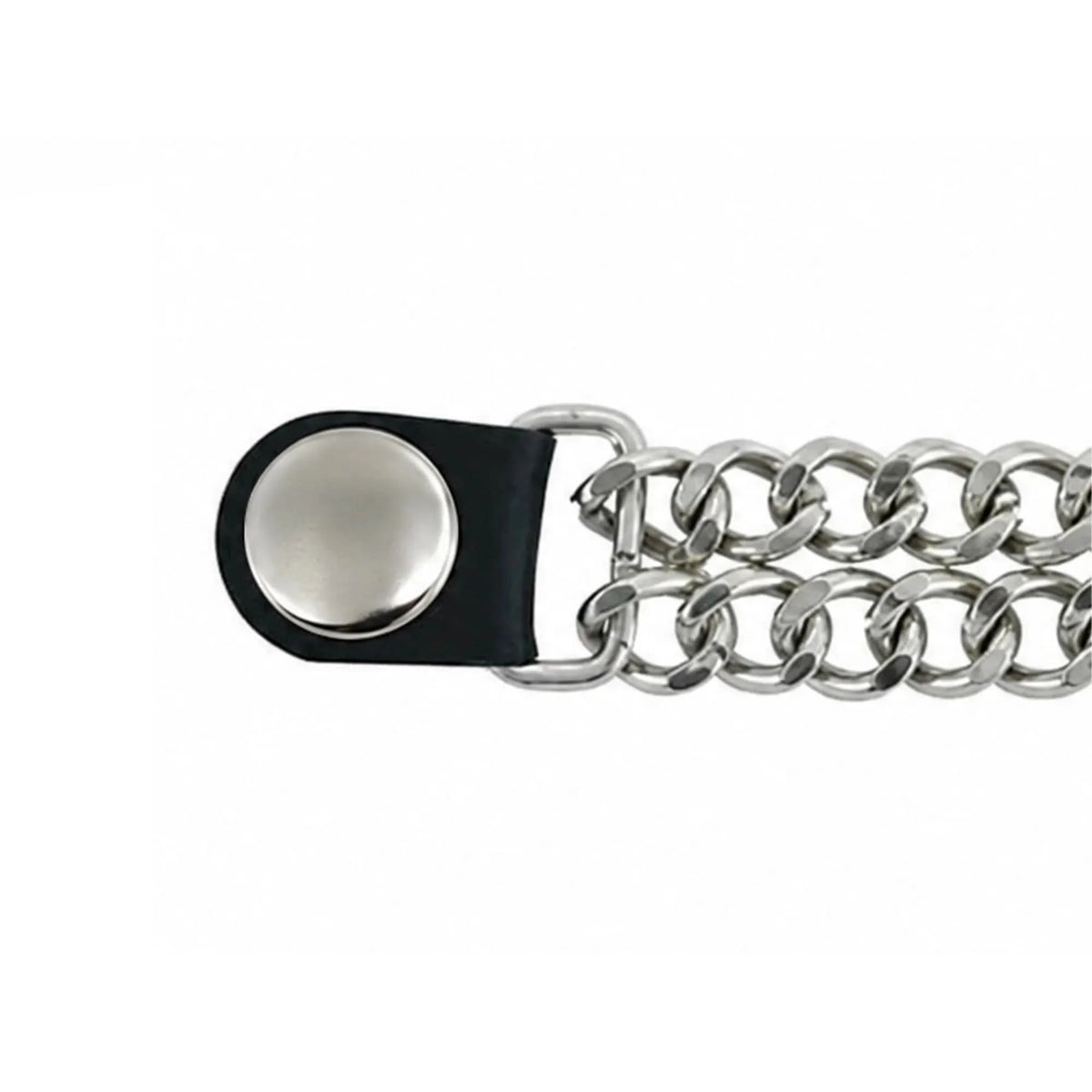 Vest Extender Silver Spring Snap Fastener - Fastener Back Detail - Renegade Classics