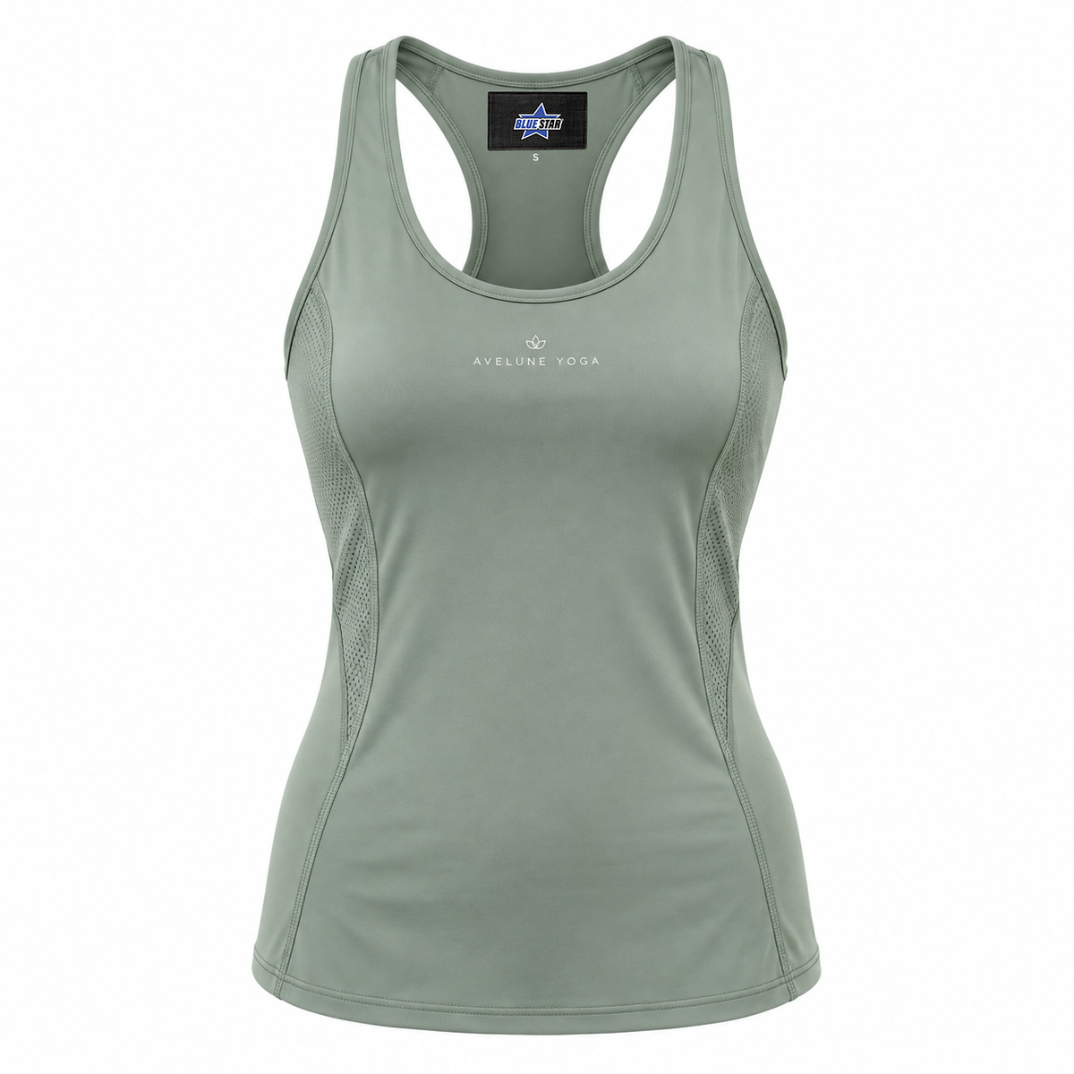 Custom Manufactured Studio Yoga & Pilates Seamless Top - Charcoal & Light Grey