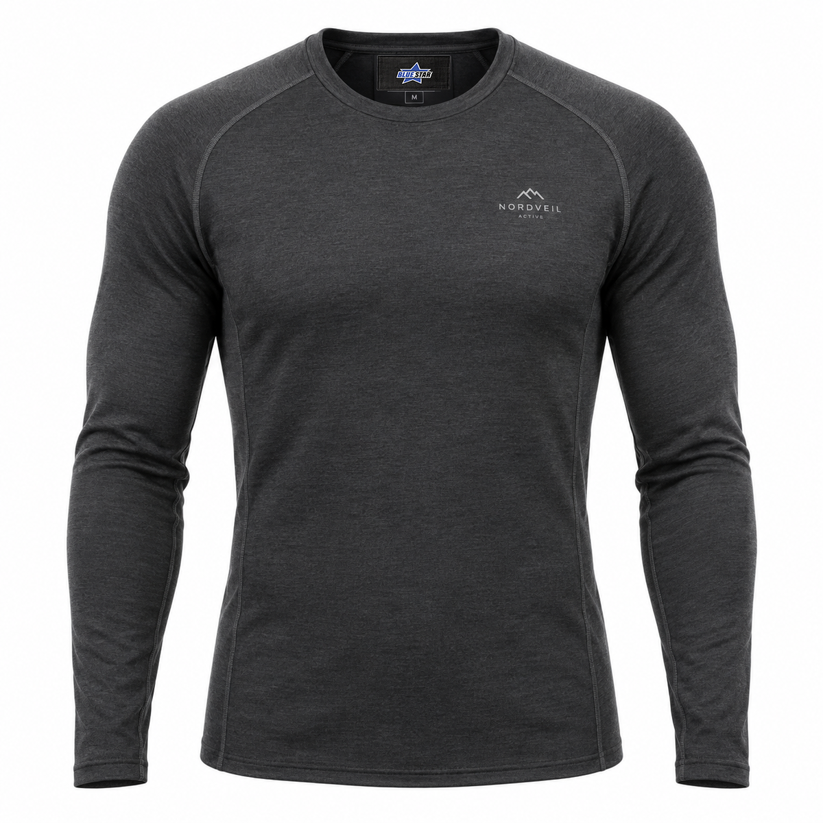 Custom Manufactured Cold-Weather Thermal Base Layer Undershirt - Grey & Charcoal