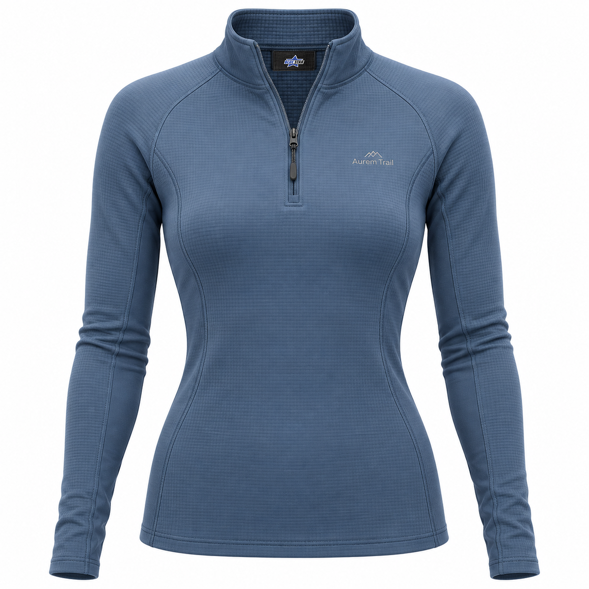 Custom Manufactured Cold-Weather Thermal Base Layer Undershirt - Slate Blue & Royal Blue