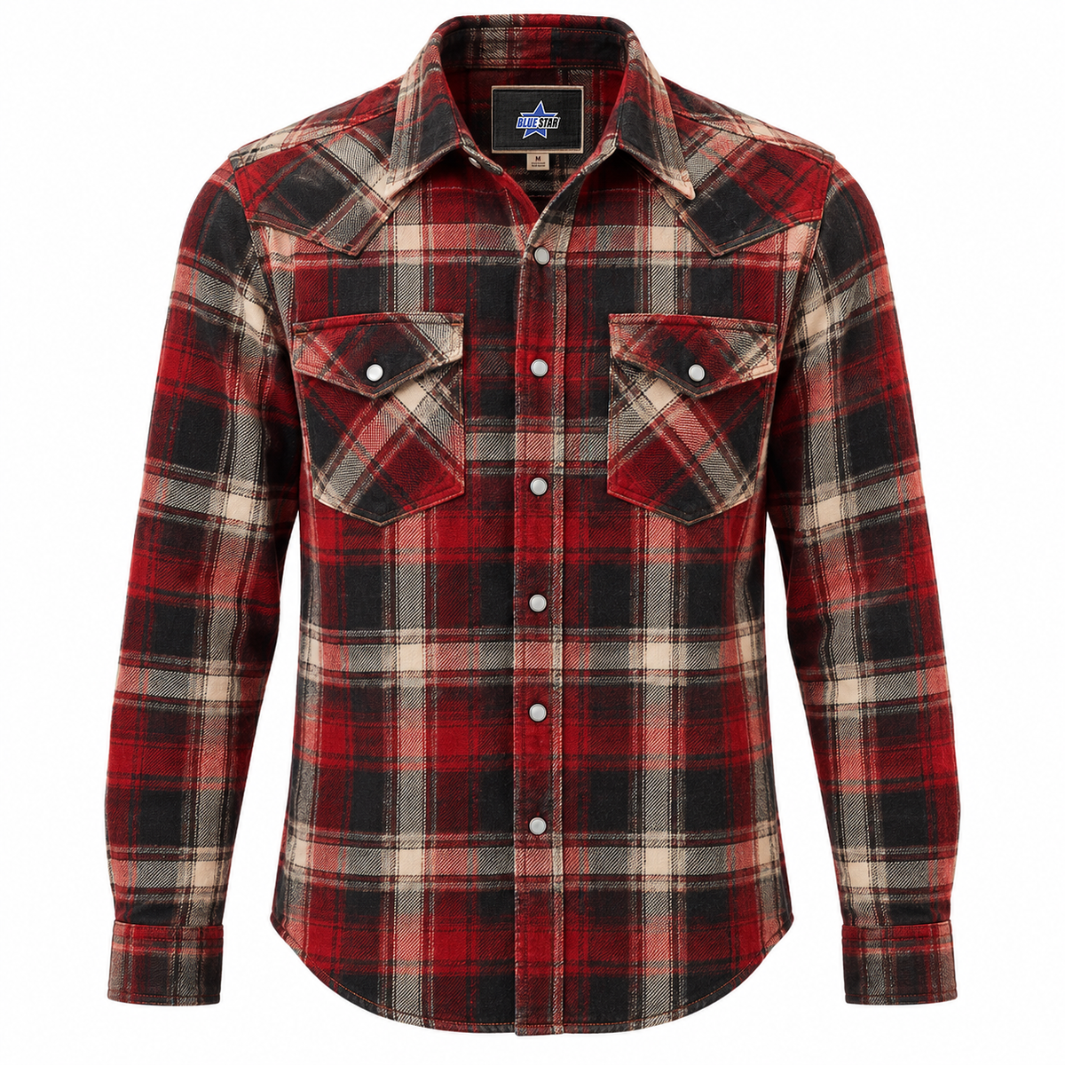 Custom Manufactured Classic Heritage Workwear Coat - Red & Maroon