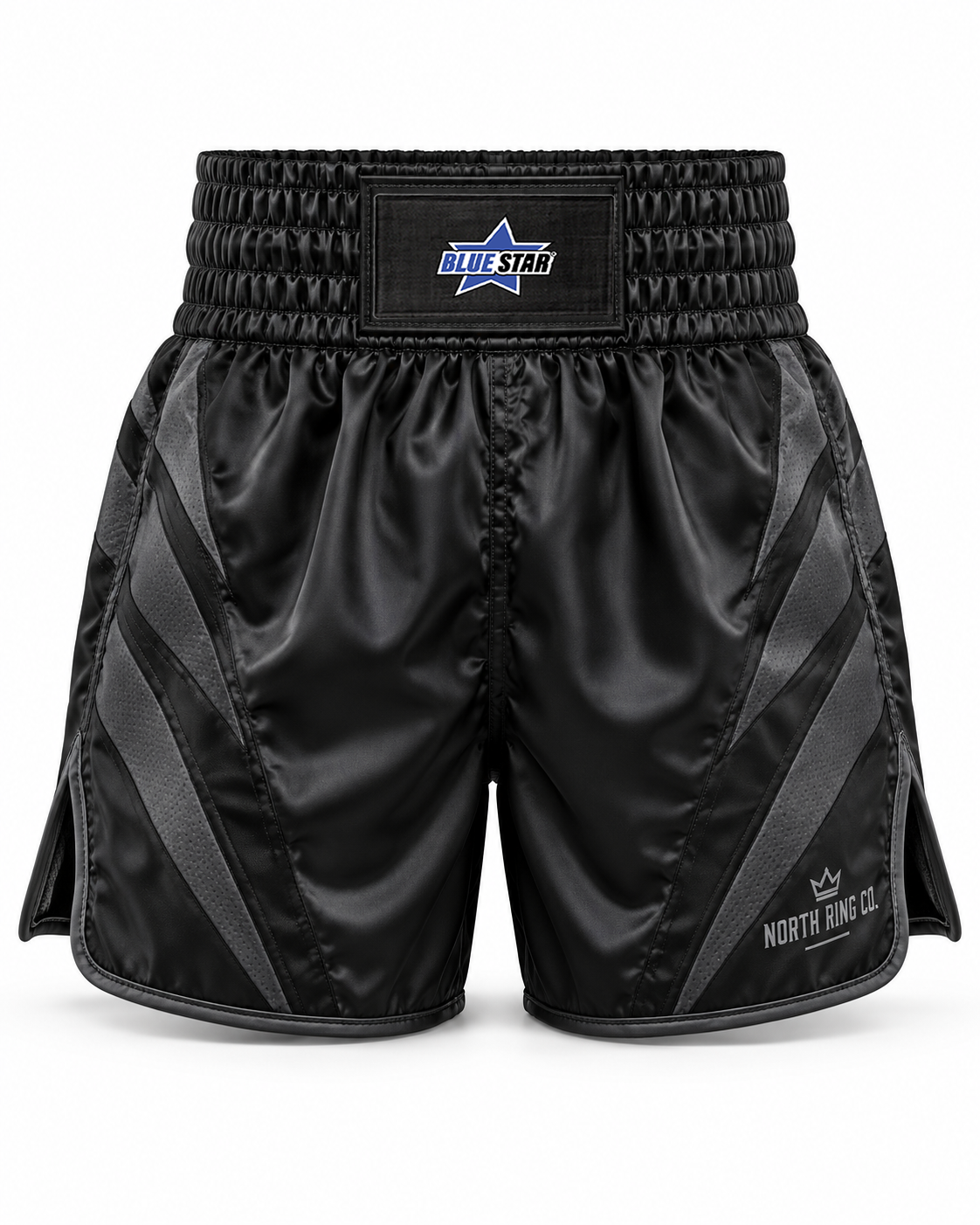 Custom Manufactured Professional Fight & Boxing Training Gear - Black & Charcoal