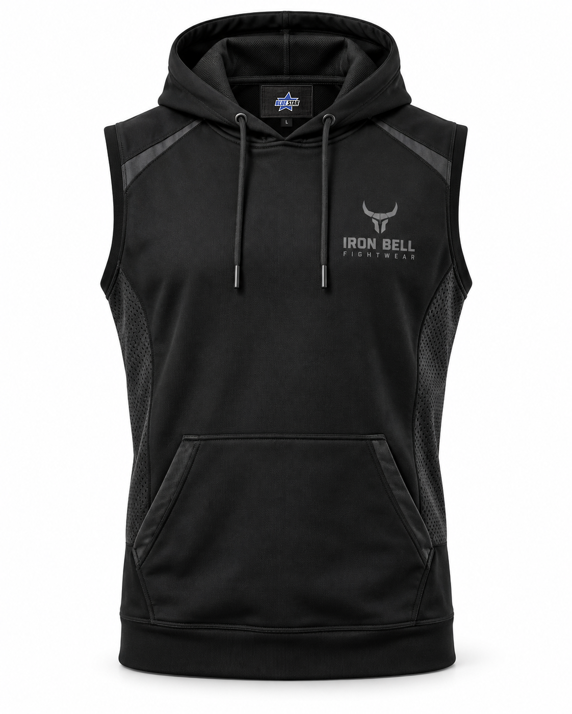Custom Manufactured Professional Fight & Boxing Training Gear - Black & Light Grey