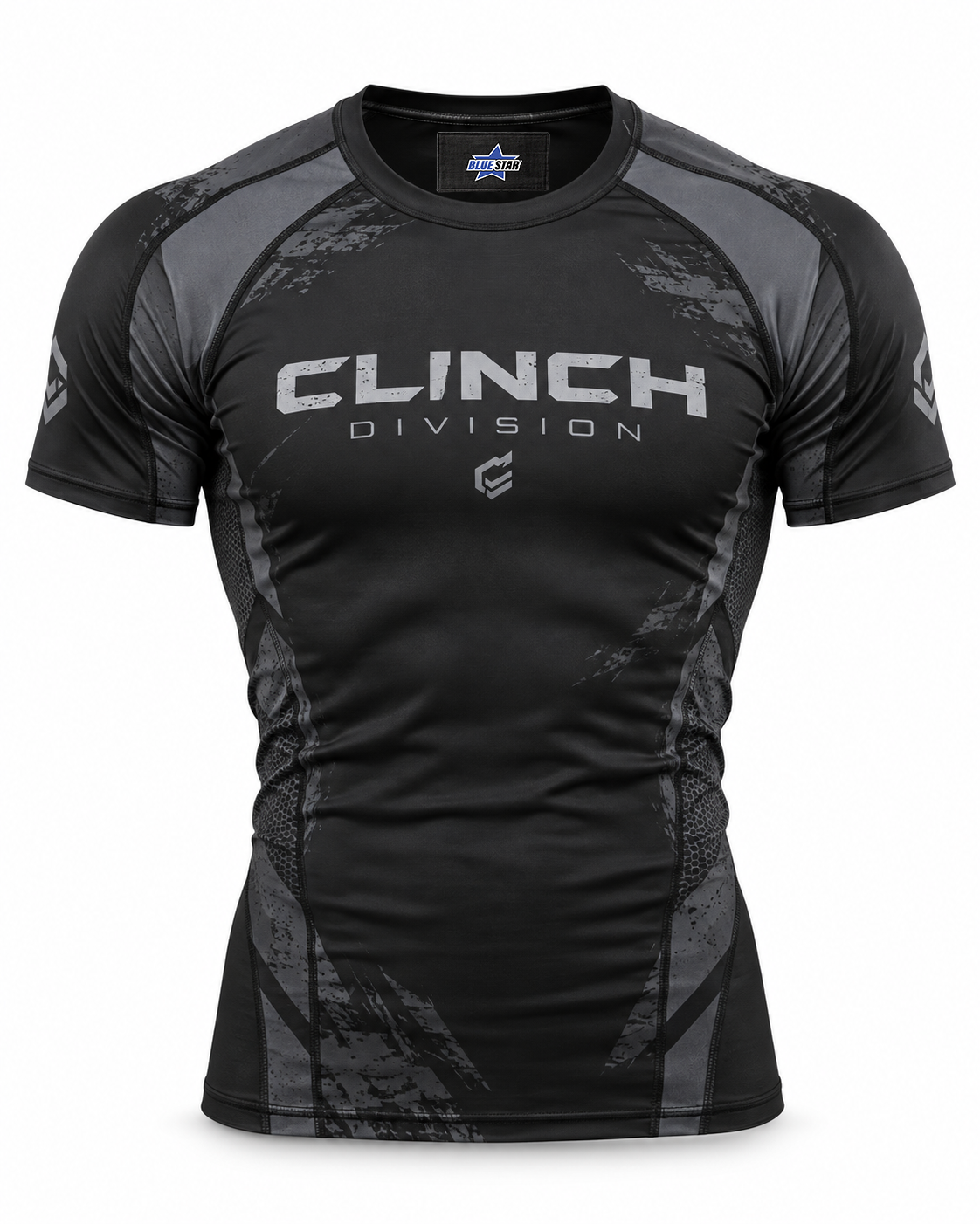 Custom Manufactured Elite Competition MMA Fight Shorts - Charcoal & Grey