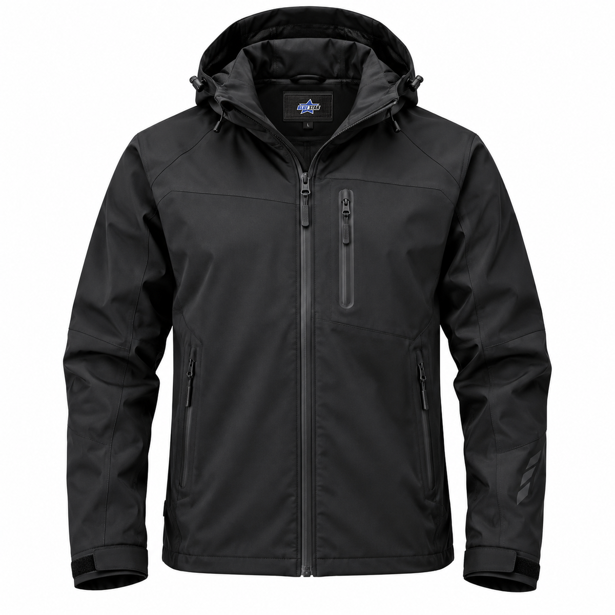Custom Manufactured Heavy Weatherproof Stormproof Safety Outerwear - Grey & Black