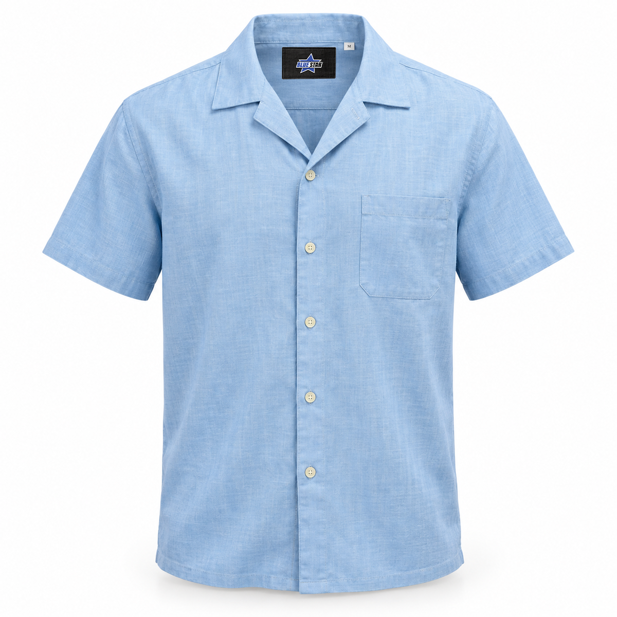 Custom Manufactured Ultra-Lightweight Breathable Textile Shirt - Royal Blue & Slate Blue