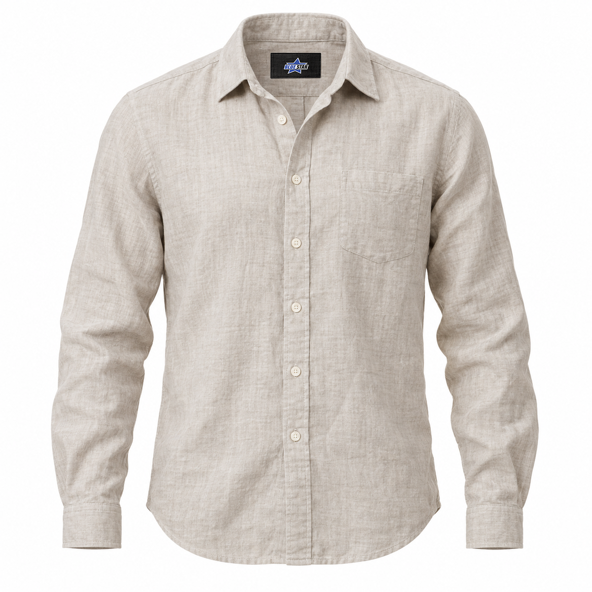 Custom Manufactured 100% Pure Organic Cotton Natural Garment - Grey & White