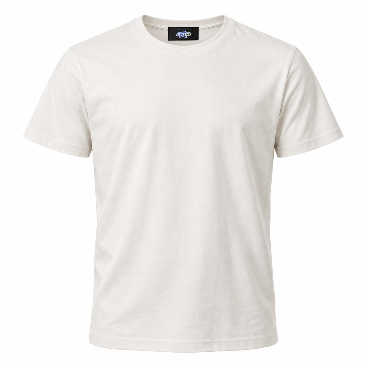 Custom Manufactured 100% Pure Organic Cotton Natural Garment - Light Grey & White