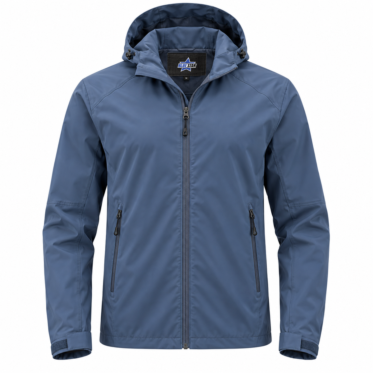 Custom Manufactured Technical Breathable Weather-Resistant Softshell - Slate Blue & Navy