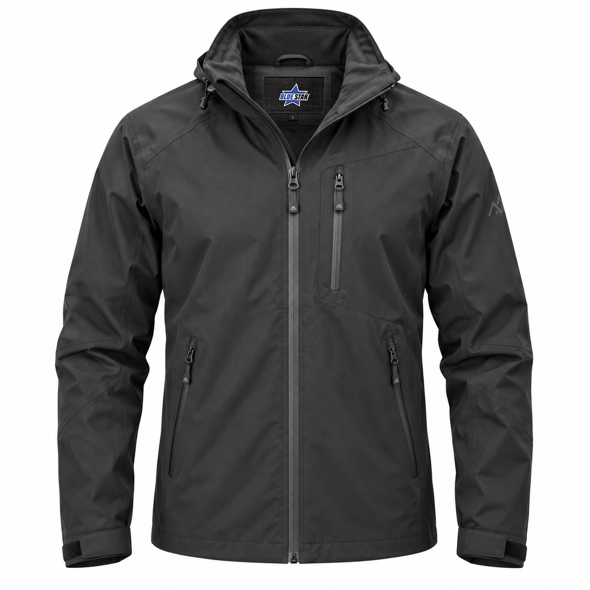 Custom Manufactured Durable Weatherproof Technical Anorak - Grey & Charcoal