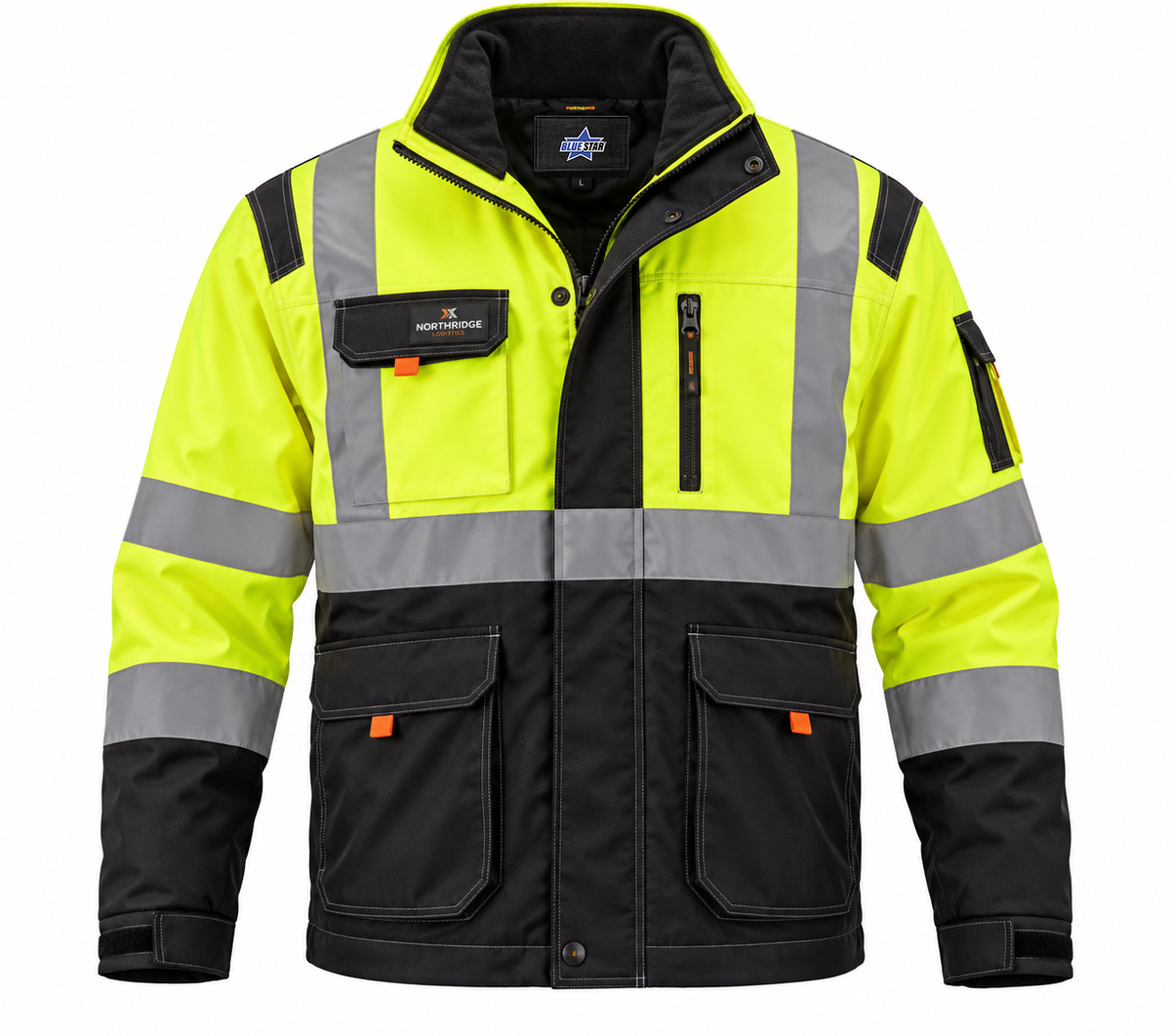 Custom Manufactured Transport Courier & Warehouse Dispatch Uniform - Yellow & Black