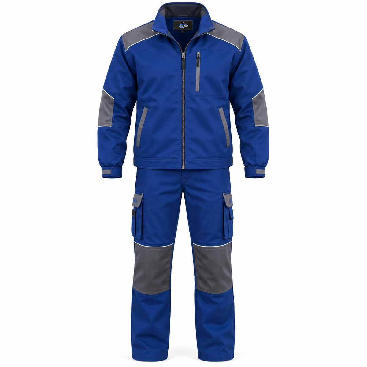 Custom Manufactured Municipal Public Service Duty Uniform - Charcoal & Royal Blue