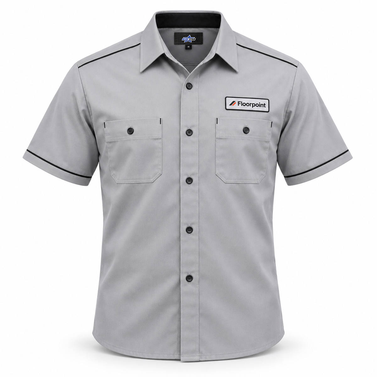 Custom Manufactured Retail Store Staff Service Uniform - Charcoal & Light Grey