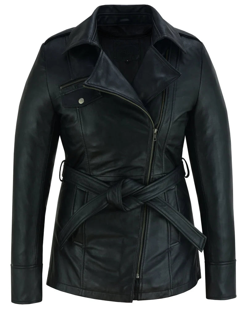 BSM1161 Elan Women’s Leather Jacket Black