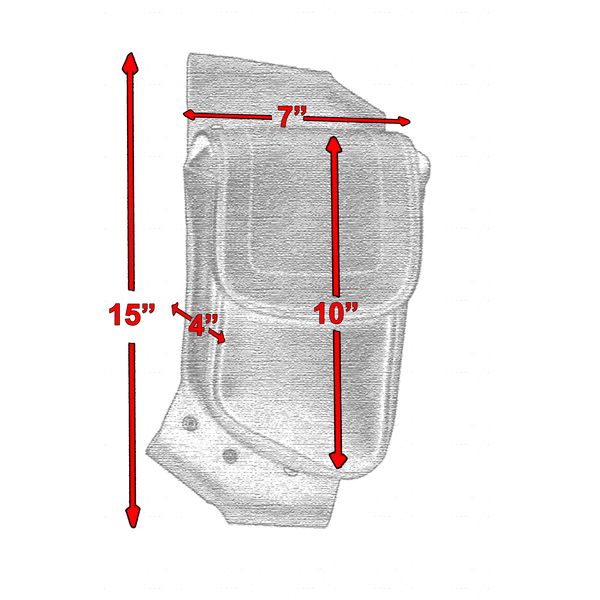 BSM4558 CRASH BAR BAG – LEFT SIDE