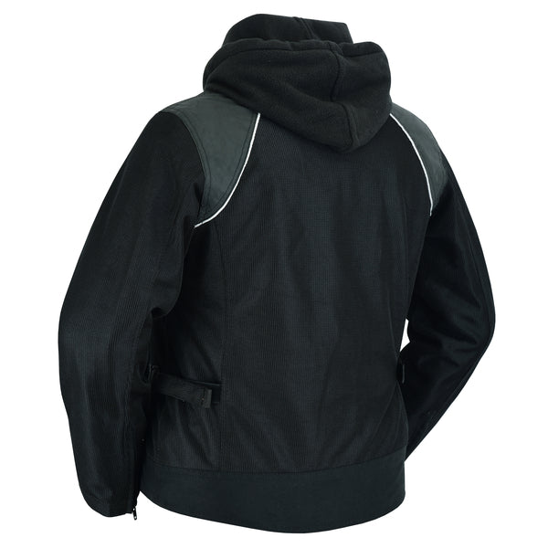 BSM2120 Women's Mesh 3-in-1 Riding Jacket (Black/Black Tone Reflective)
