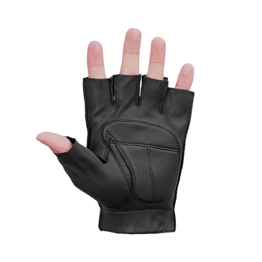 BSM3335 Men's Tough Deer Skin Fingerless Glove