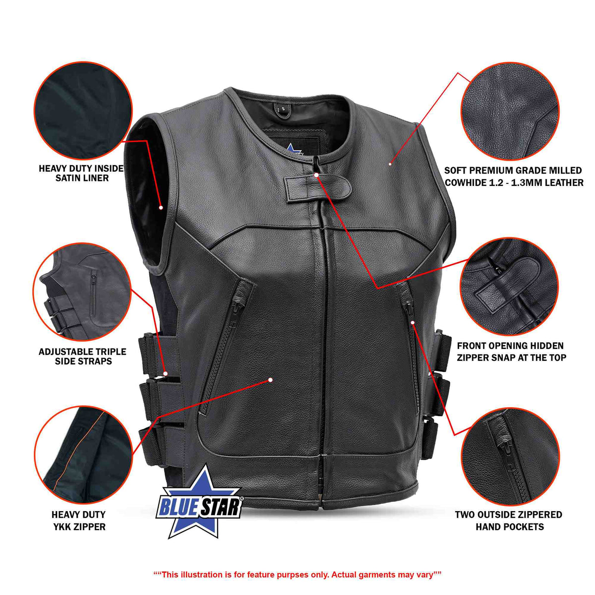 BSM2500 Women's Updated SWAT Team Style Vest