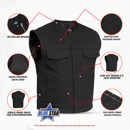 BSM4629 Tredson Men’s Canvas Vest