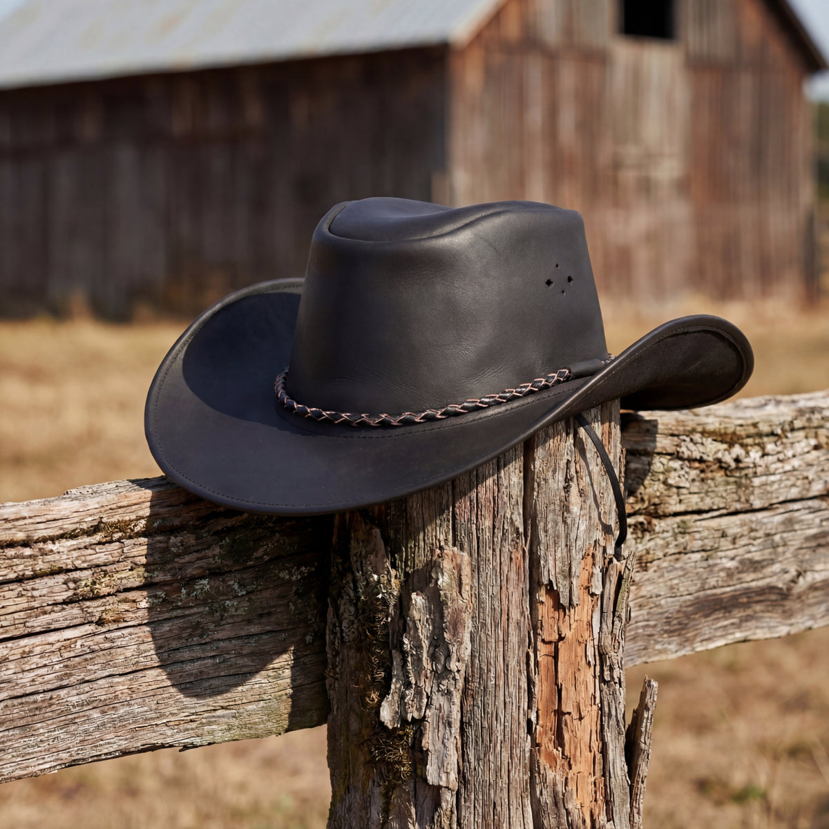 BSM4684 Blackthorn Rider- Men’s Leather Hat
