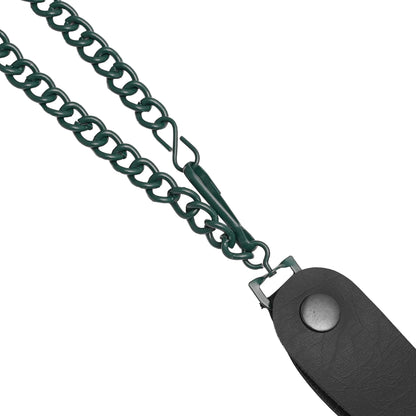 Dark Teal Heavy-Duty Wallet Chain with Snap-On Belt Loop - 13 Inch