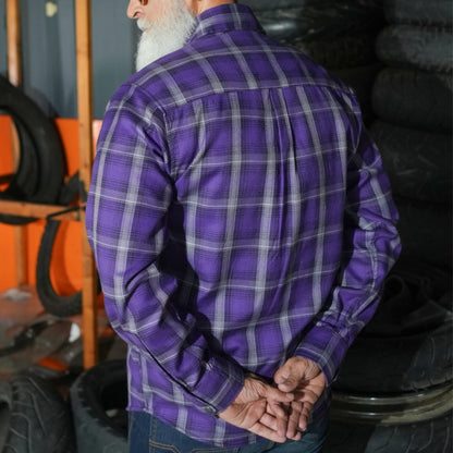 BSM4637 Ashplum Men’s Flannel Shirt