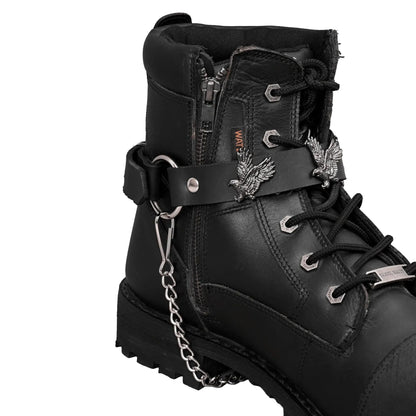 Boot Chain - Gunmetal Eagle Flight