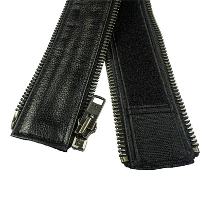 Men's Black Universal Vest Expander Panel with Gun Metal Zip # 10