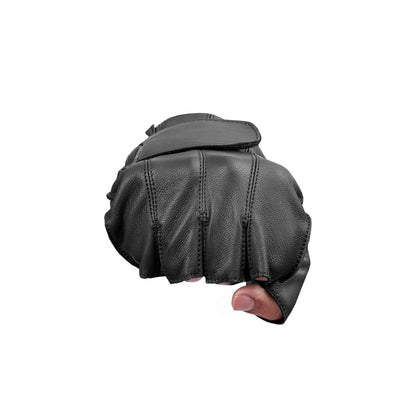 BSM3335 Men's Tough Deer Skin Fingerless Glove