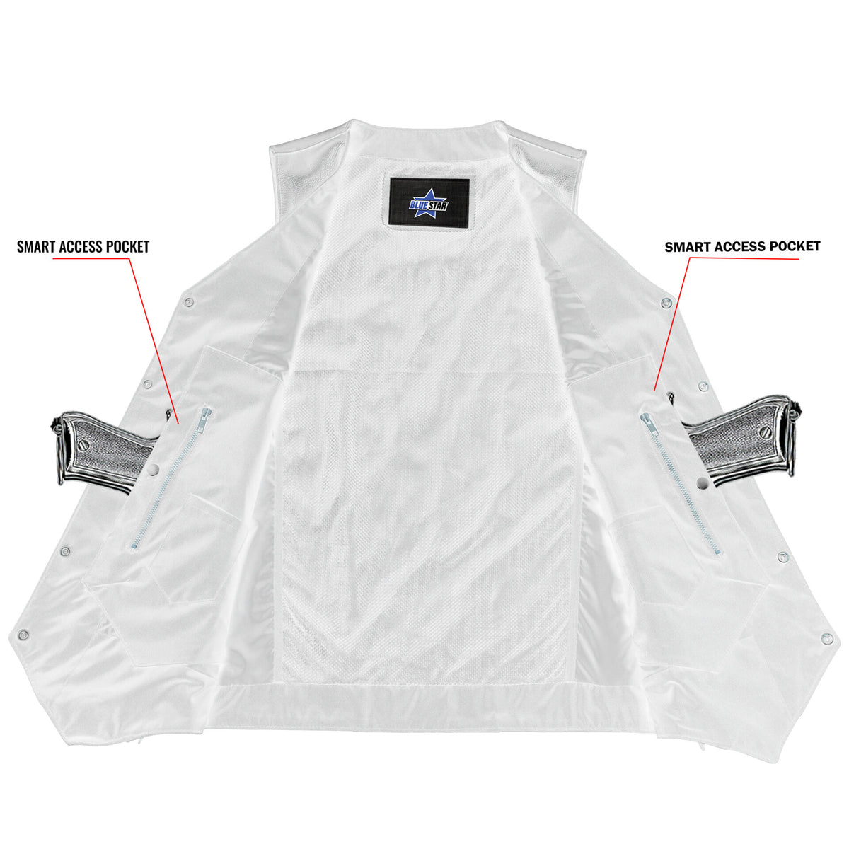 BSM1523 Men's Ten Pocket Utility Vest - TALL