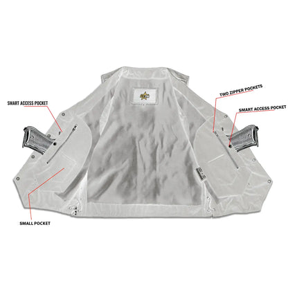 BSM1509 Men's Ten Pocket Utility Vest