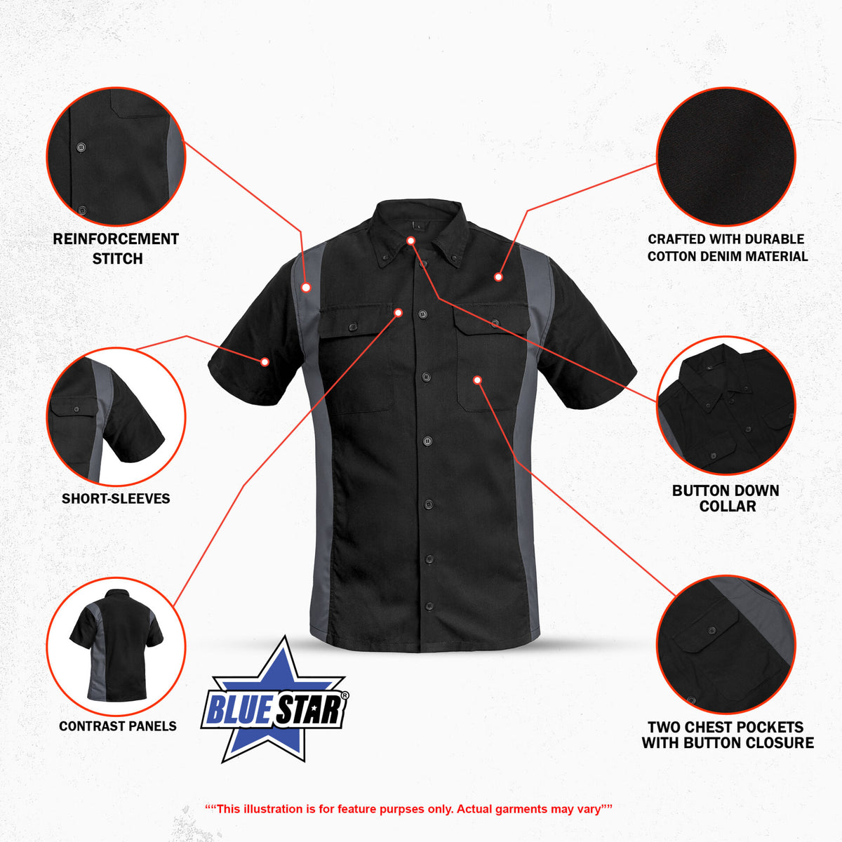 BSM4679 Roadborne – Cotton Work Shirt