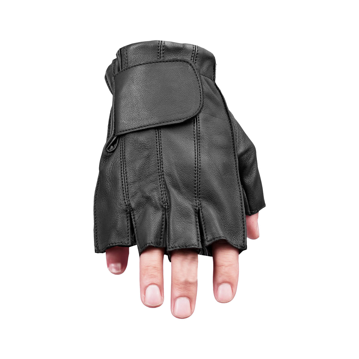 BSM3335 Men's Tough Deer Skin Fingerless Glove