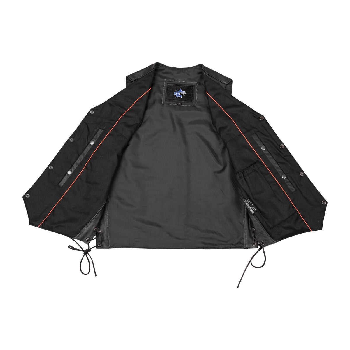 BSM1513 Traditional Single Back Panel Concealed Carry Vest
