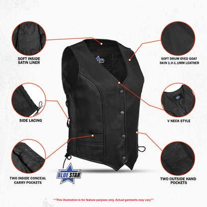 BSM2511 Women's Stylish Full Cut Vest