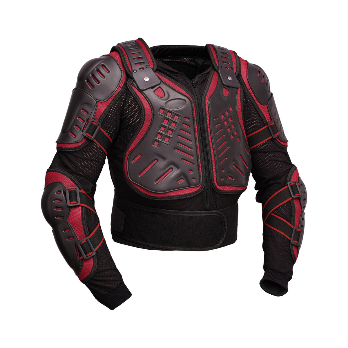BSM5025 Motorcycle Full Body Armor - CE-2 Level - Red
