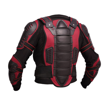 BSM5025 Motorcycle Full Body Armor - CE-2 Level - Red