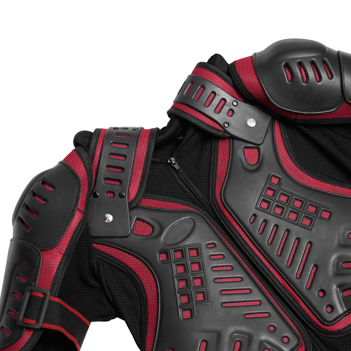 BSM5025 Motorcycle Full Body Armor - CE-2 Level - Red