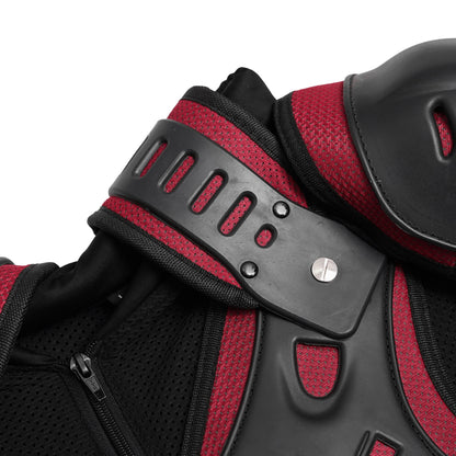 BSM5025 Motorcycle Full Body Armor - CE-2 Level - Red