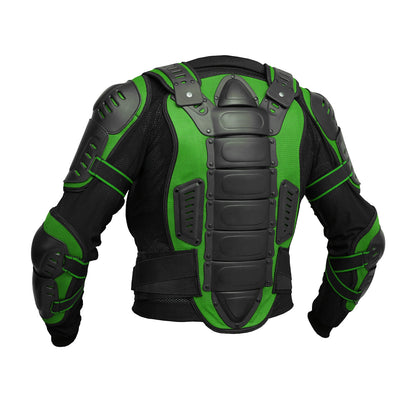 BSM5026 Motorcycle Full Body Armor - CE-2 Level - Green