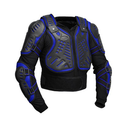 BSM5027 Motorcycle Full Body Armor - CE-2 Level - Blue