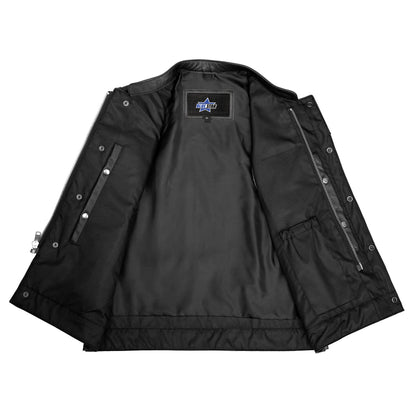 BSM1572 Concealed Snap Closure, Scoop Collar & Hidden Zipper