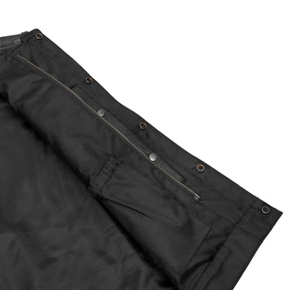 BSM1573 Concealed Snap Closure, Without Collar & Hidden Zipper